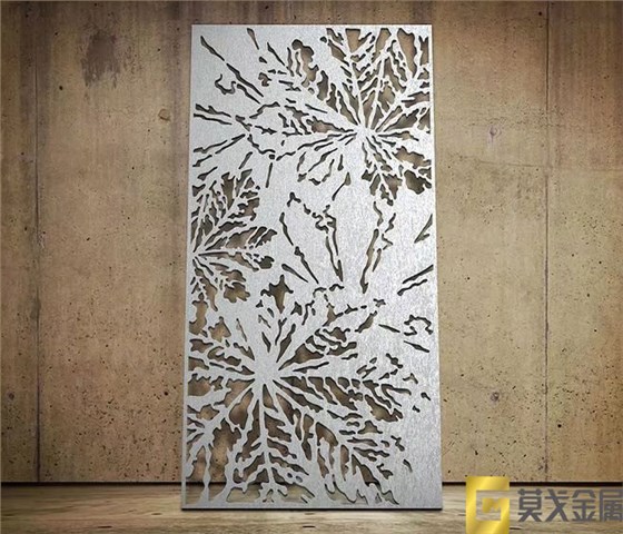 激光切割加工不銹鋼屏風