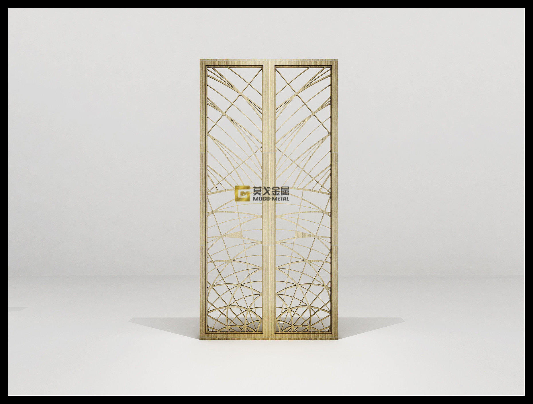 青古銅拉絲不銹鋼屏風(fēng)