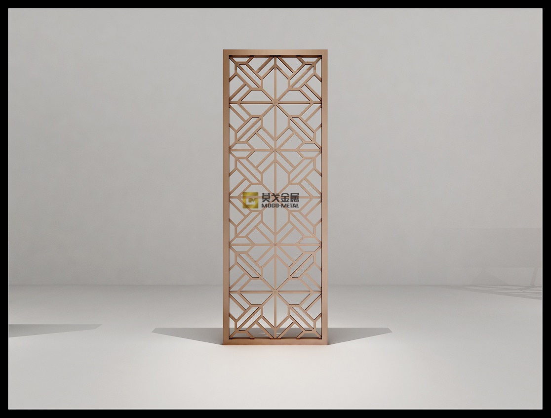 玫瑰金鏡面不銹鋼屏風(fēng) 玫瑰金鏡面不銹鋼屏風(fēng)
